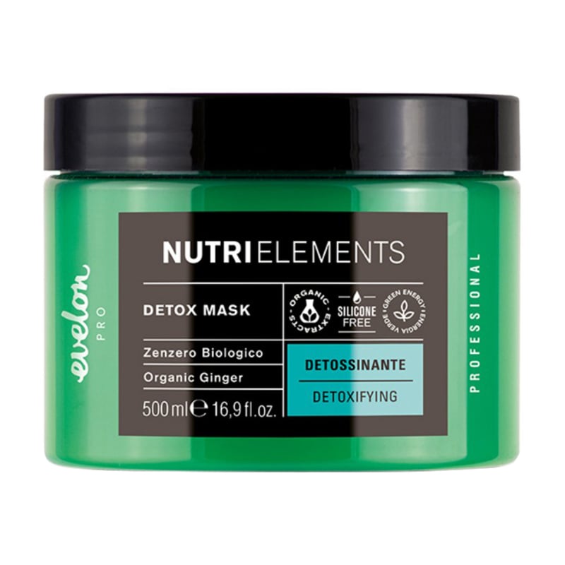 Уцінка! Маска для волосся Evelon Pro Nutri Elements Detox Mask Органічний імбир, 500 мл