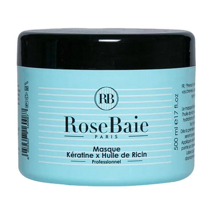 Уцінка! Маска для волосся RoseBaie Masque Keratine X Huile De Ricin, 500 мл